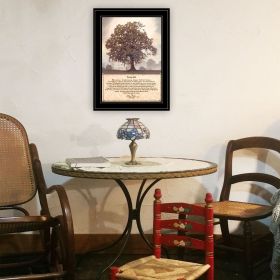 Trendy Decor 4U "Living Life" Framed Wall Art, Modern Home Decor Framed Print for Living Room, Bedroom & Farmhouse Wall Decoration by Bonnie Mohr