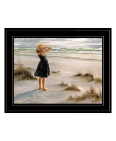 "Black Dress" by Georgia Janisse, Ready to Hang Framed Print, Black Frame