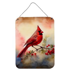 NEW Cardinal Wall or Door Hanging Prints Aluminum Metal Sign Kitchen Wall Bar Bathroom Plaque Home Decor Front Door Plaque, 12x16, Multicolor (Default: Default)