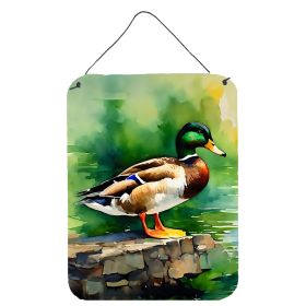 NEW Mallard Wall or Door Hanging Prints Aluminum Metal Sign Kitchen Wall Bar Bathroom Plaque Home Decor Front Door Plaque, 12x16, Multicolor (Default: Default)
